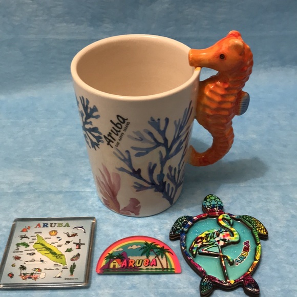ARUBA mug in box Novelty. NWOT - Picture 4 of 5